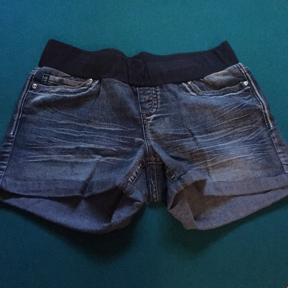 Maternity Denim Shorts